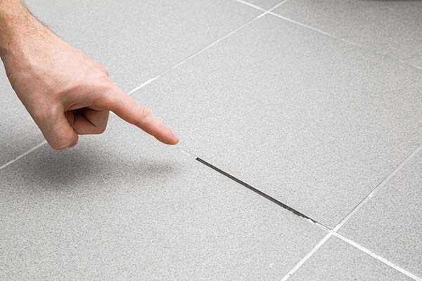 Ed Or Broken Grout Signals A, How To Repair Tile Floor Grout