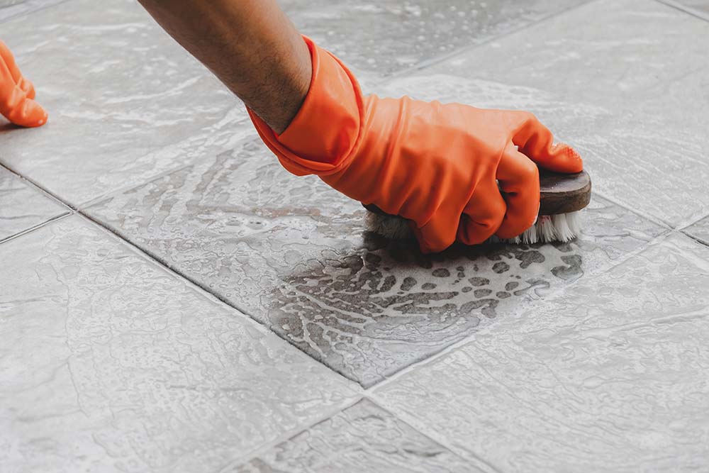How to Disinfect Tile and Grout