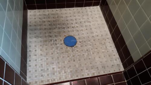 Shower Grout before