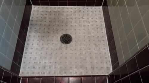 Shower Grout after